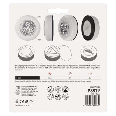 EMOS LED éjjeli fény 3 dióda