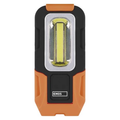 COB LED pracovní svítilna P3888, 180 lm, 3x AAA