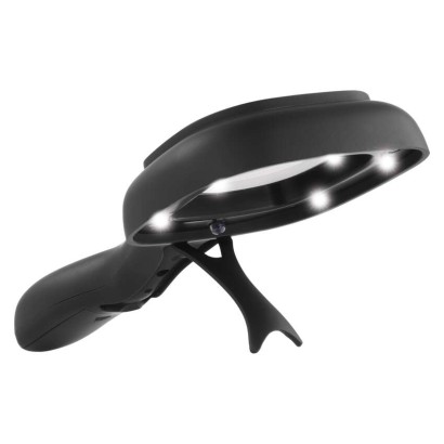 Kézi nagyító LED/UV megvilágítással, 10 db, dobozos kiszerelésben