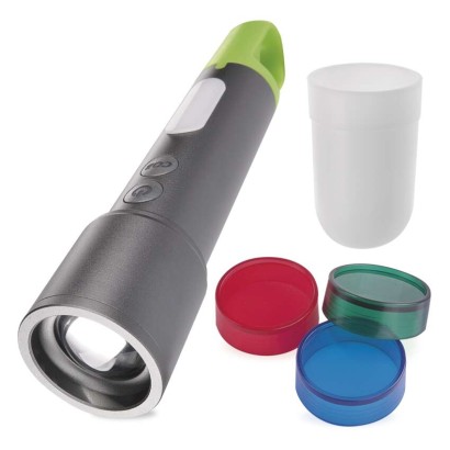 LED Aufladbare Metall-Taschenlampe, 600 lm, 1 200 mAh