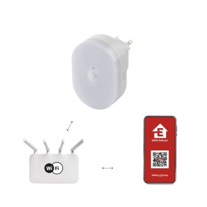 GoSmart Czujnik PIR (czujnik ruchu) z lampką nocną, WiFi