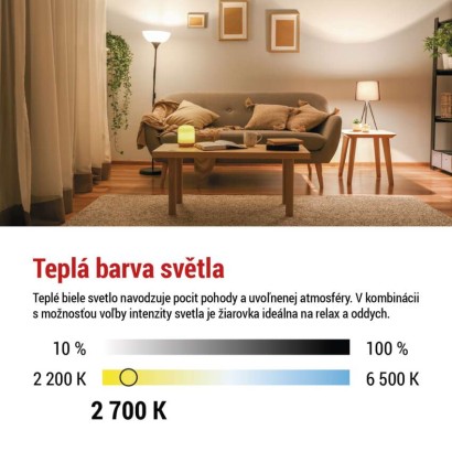 LED žiarovka Filament A60 / E27 / 11W (100W) / 1521 lm / teplá biela / stmievateľná