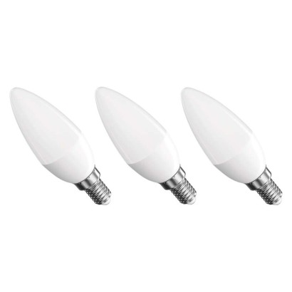 LED spuldze Classic Candle / E14 / 4,2 W (40 W) / 470 lm / Silti balta