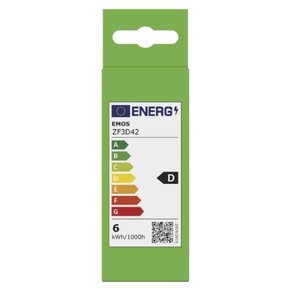 LED žárovka Filament svíčka / E14 / 5,9 W (60 W) / 806 lm / teplá bílá