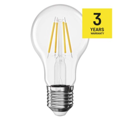 LED spuldze Filament A60 / E27 / 3,4 W (40 W) / 470 lm / Neitrāli balta