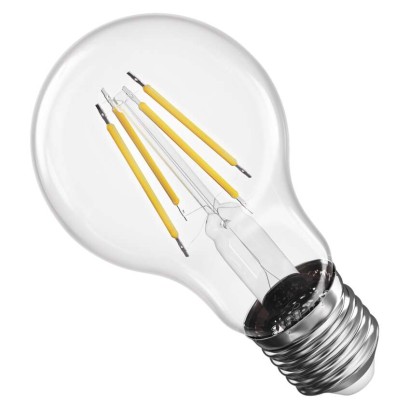 LED spuldze Filament A60 / E27 / 3,4 W (40 W) / 470 lm / Neitrāli balta