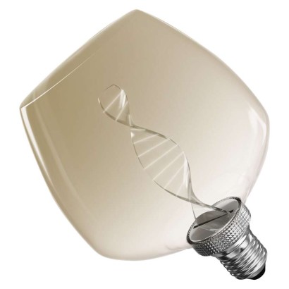 LED izzó DECO S123 / E27 / 3,5 W (14 W) / 130 lm / flame
