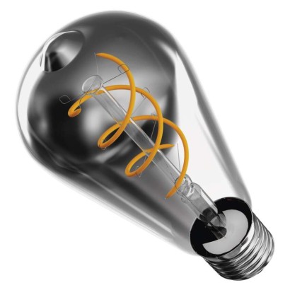 LED Bulb DECO SMOKED ST64 / E27 / 4,5 W (19 W) / 180 lm / flame