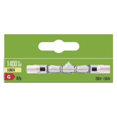 Lineární halogenová žárovka J78 80W R7s teplá bílá