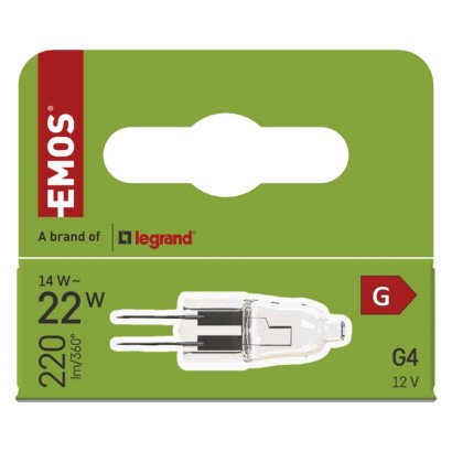 EMOS halogén izzó JC G4 14W 160lm