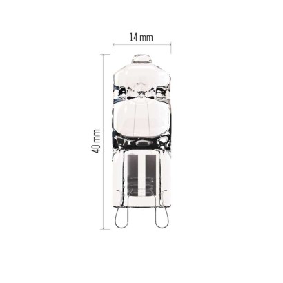 Halogeenlamp JC 42W G9 soe valge