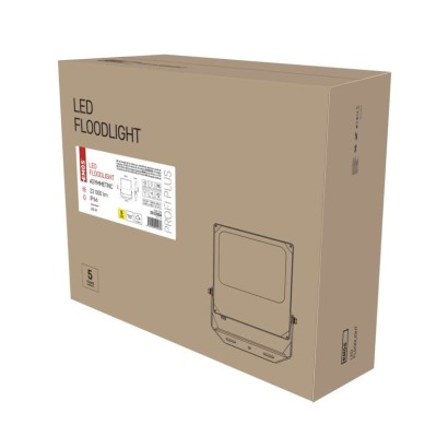 LED Flutlicht PROFI PLUS Asymmetric 200W, schwarz, neutralweiss