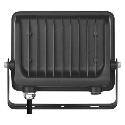 LED reflektor GLARO 30W, fekete, IP65, 3000 lm, természetes fehér