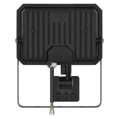 Naświetlacz LED SIMPO 30W, z czujn. PIR, czarny, neutralna biel