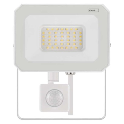  LED reflektor SIMPO 30W 3000LM IP44 PIR semleges fehér