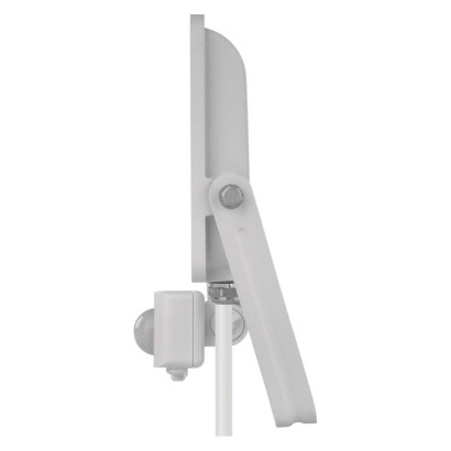 LED reflektor GLARO s pohybovým čidlom, 30 W, biely, IP54, 3000 lm, neutrálna biela