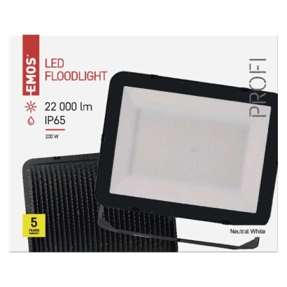 LED reflektor INOVO, 200W neutrálna biela