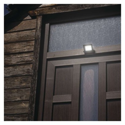 LED reflektor VISIO čierny, 10W neutrálna biela