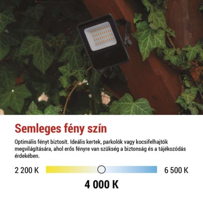 VISIO LED reflektor 20W természetes fehér