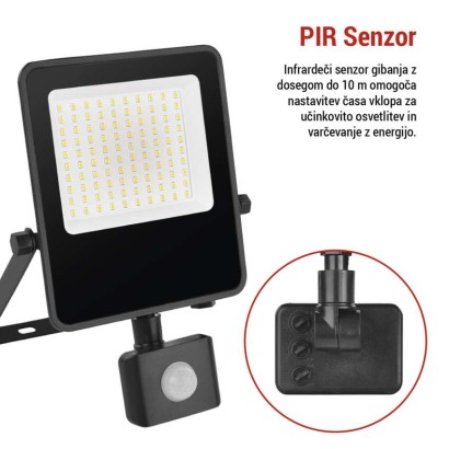 LED reflektor VISIO s senzorjem 50 W