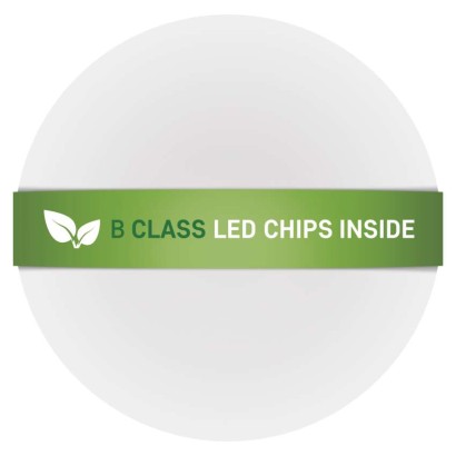 LED mennyezeti lámpatest TIVI, B CLASS, kerek, fehér 5,2W, IP44, Meleg fehér