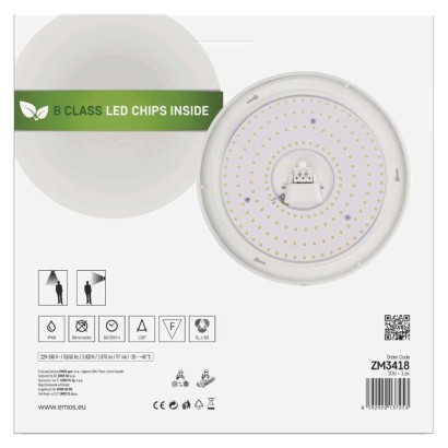 LED laevalgusti TIVI, B CLASS, ümmargune valge 12,5W, IP44, Soe valge