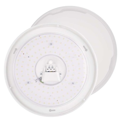 LED griestu gaismeklis TIVI, A CLASS, apaļš balts 8,6W, IP44, Neitrāli balta