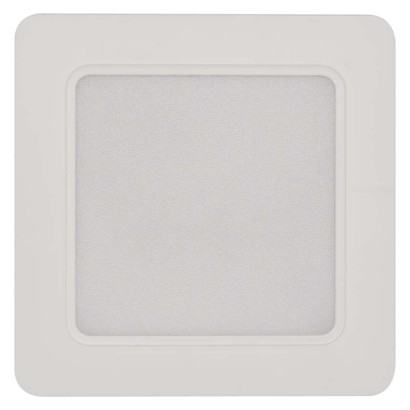 LED svietidlo 2v1 RUBIC, štvorcové, biele, 9W, neutrálna biela