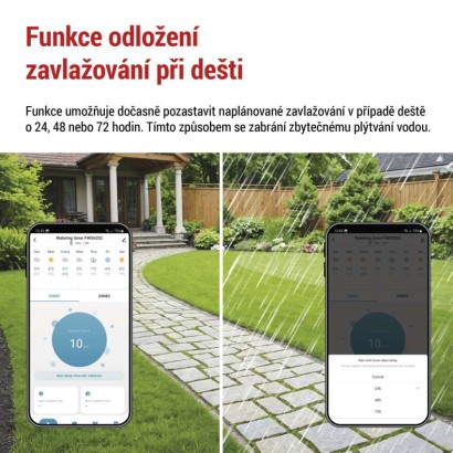 GoSmart zavlažovací hodiny, Bluetooth 5.0, 2 výstupy