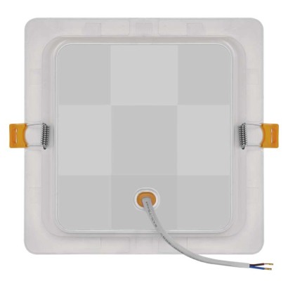 LED prisadené svietidlo RUBIC, kruhové, biele, 18W, neutrálna biela