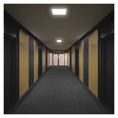 LED felületi lámpatest FLORI négyzet, fehér, 22W, semleges fehér