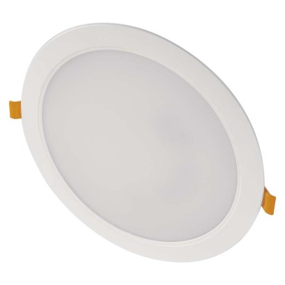 LED süllyesztett lámpatest RUBIC, kerek, fehér, 24W, természetes fehér