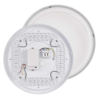 LED felületi lámpatest RORI kerek, fehér, 17W, CCT