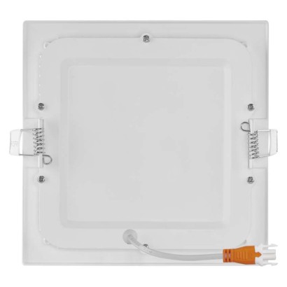 Panel LED wpuszczany NEXXO, kwadrat, biały, 12W, ciepła biel