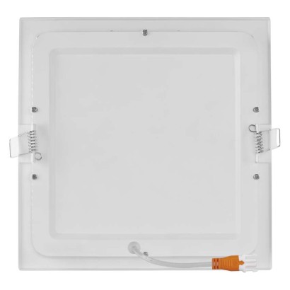 LED-Einbauleuchte NEXXO, quadratisch, weiß, 18W, warmweiß