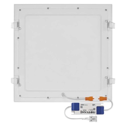 LED süllyesztett lámpatest NEXXO, négyzet, fehér, 24W, természetes fehér