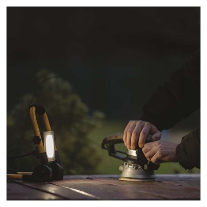 LED reflektor ILIO 21W, žlutý-černý, IP44, 1900 lm, neutrální bílá