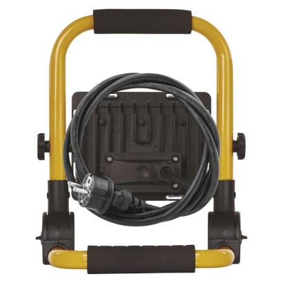 LED reflektor ILIO přenosný, 31 W, černý/žlutý, neutrální bílá