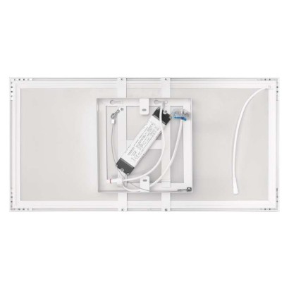 LED lampa RIVI, 30 x 60 cm, 25 W, silti un auksti balta, aptumšojama ar tālvadības pulti