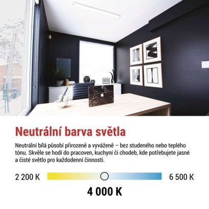 LED liniové svítidlo MANO 20W neutrální bílá