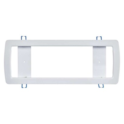 Rámeček NESSI pro vestavnou montáž nouzového svítidla, ocelový plech