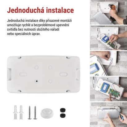 LED Nouzové svítidlo NESSI 10W 3h IP66