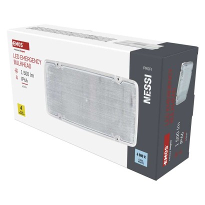 LED Nouzové svítidlo NESSI 10W 3h IP66