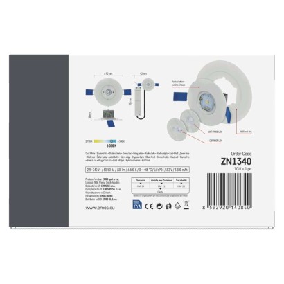 LED Núdzové svietidlo ORSU 2W 300lm 3H