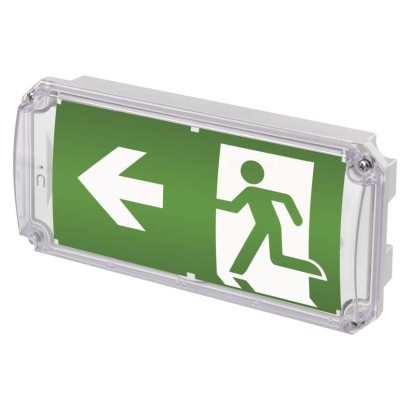 LED avārijas starpsienu gaismeklis NESSI, 4 W, 3 h, IP66