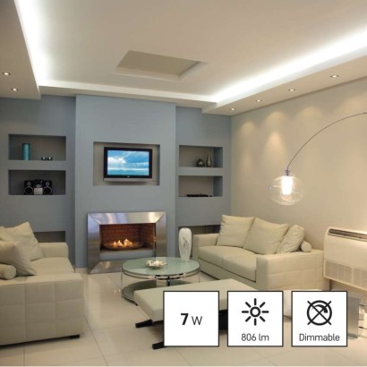 Żarówka LED Classic MR16 / GU10 / 7 W (60 W) / 806 lm / ciepła biel