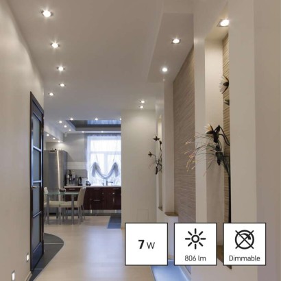 Żarówka LED Classic MR16 / GU10 / 7 W (60 W) / 806 lm / neutralna biel