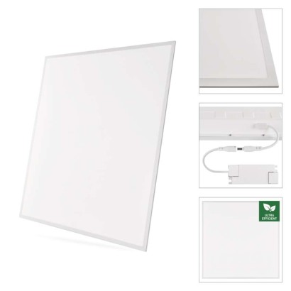 LED panel LUXXO backlit 60×60, čtvercový vestavný bílý, 22W neutr. b.