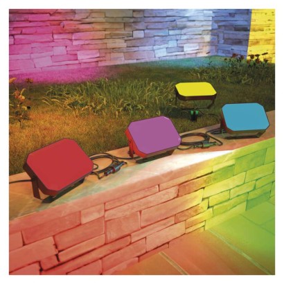 GoSmart venkovní LED reflektor, rozšiřující sada, 1 díl, 4 W, RGBIC stmívatelné, WiFi