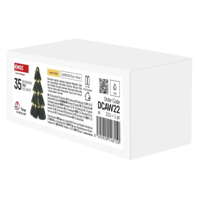 LED Papierbaum, 15 cm, Innen